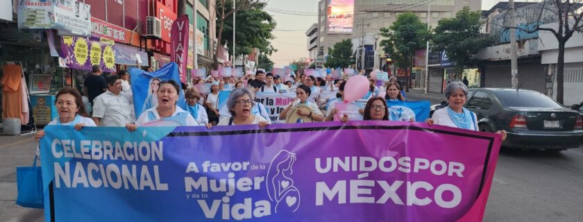 A favor de la mujer y la vida “Unidos por México”